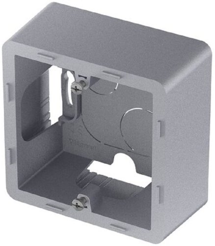 Коробка для наружнего монтажа Legrand Inspiria 1-м. алюминий фото Коробка для наружнего монтажа Legrand Inspiria 1-м. алюминий картинка